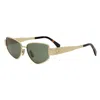 Celine Triomphe 55mm Cat Eye Sunglasses In Brown