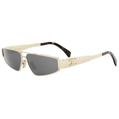 Celine Metal Triomphe Cl40318u 30a In Gray