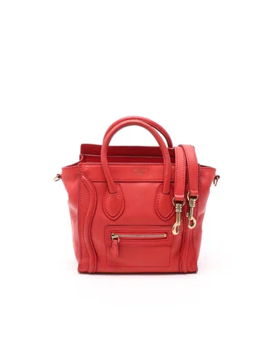 Celine Céline  Nano Luggage Bag In Blue