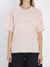 Celine Crew Neck T-shirt In Pink