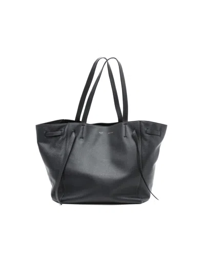 Celine Céline  Small Cabas Phantom Tote Bag In Black