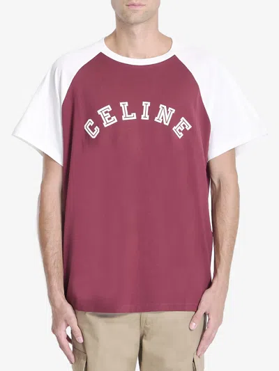 Celine T-shirt In Red