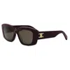 Celine Triomphe Cl40216u 69e In 69e - Violet