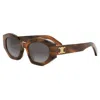 Celine Triomphe Cl40238u 53f In Brown