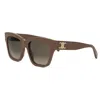 Celine Triomphe 55mm Round Sunglasses