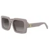 Celine Triomphe 56mm Square Sunglasses In Neutral