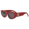 Celine Triomphe Cl40308u 66a In Red