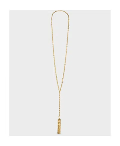 Celine César Project Compression Necklace In Vermeil In Gold