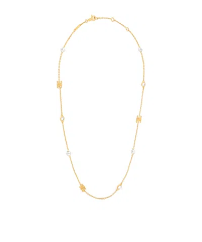 Celine Chain Necklace In Yellow
