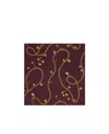 Celine Chain Printed Headscarf In Red