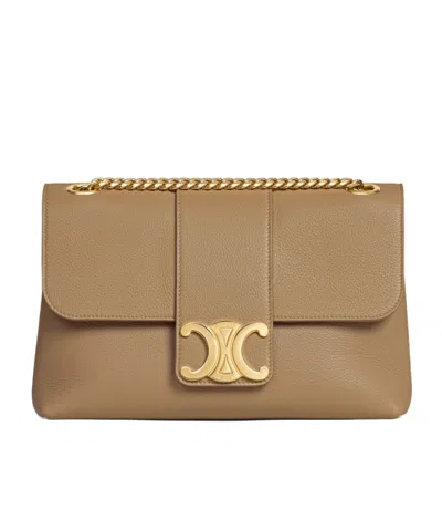 CELINE MEDIUM CELINE VICTOIRE BAG IN SUPPLE GRAINED CALFSKIN