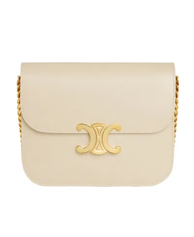 Celine Chain Shoulder Bag In Nude