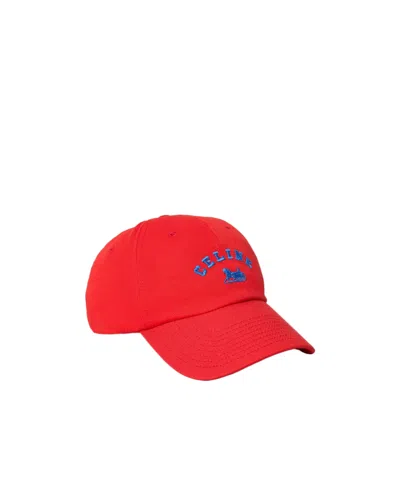Celine Chariot Cap In Red