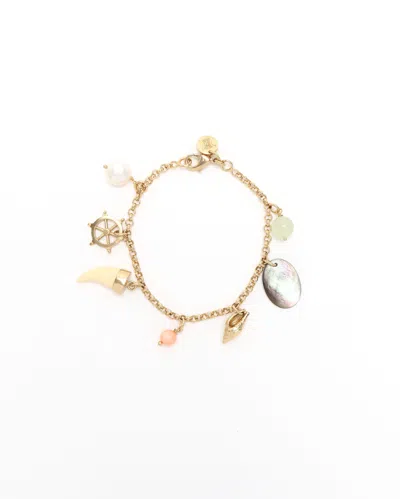 Celine Céline Charm Bracelet In Gold