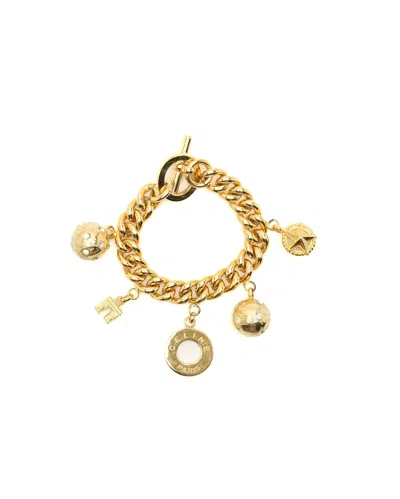 Celine Céline Charm Bracelet In Gold