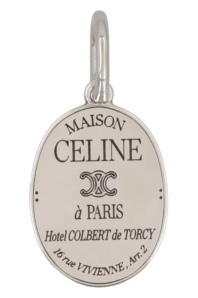 Celine Mini Silver-plated Charm For Bracelets And Necklaces In Gold