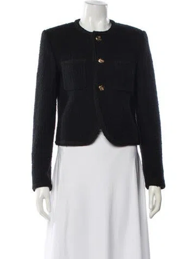 Pre-owned Celine Chasseur Wool Evening Jacket In Black