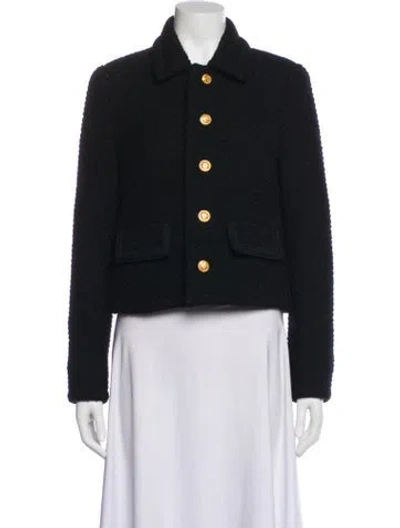 Pre-owned Celine 'chasseur' Wool Jacket In Black