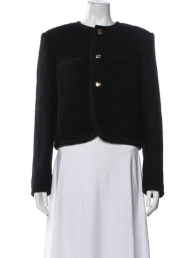 Pre-owned Celine Chasseur Wool Jacket In Black
