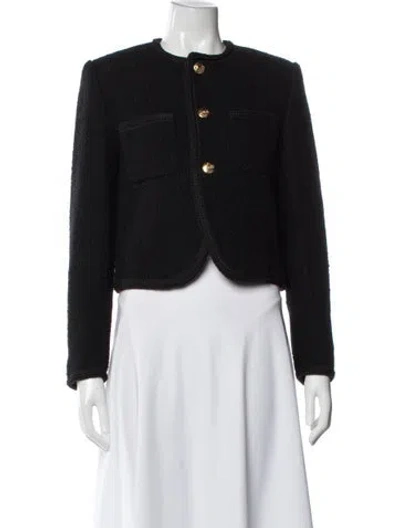 Pre-owned Celine Chasseur Wool Jacket In Black