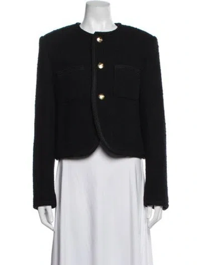 Pre-owned Celine Chasseur Wool Jacket In Black