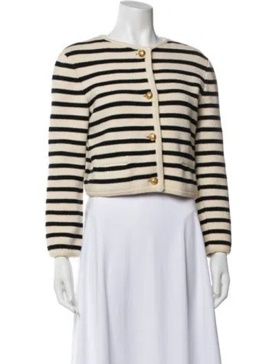 Pre-owned Celine Chasseur Wool Sweater In Neutral