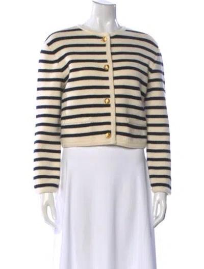 Pre-owned Celine Chasseur Wool Sweater In Neutral