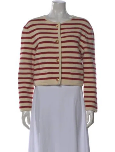Pre-owned Celine Chasseur Wool Sweater In Neutral