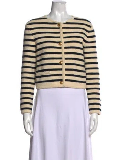 Pre-owned Celine Chasseur Wool Sweater In Neutral