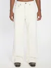 Celine Men Chatgpt Ha Detto: Jeans A Gamba Ampia In White