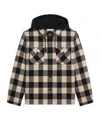 Celine Checked Wool Hooded Cotton Suit In Brown