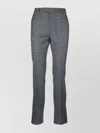 Celine Checkered Belt Loop Trousers Side Back Pockets