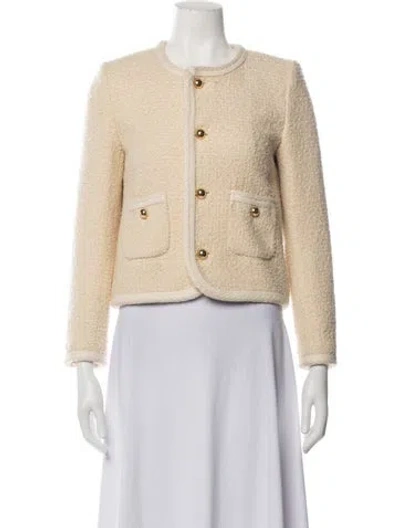 Pre-owned Celine Chelsea Cashmere Jacket In Neutrals