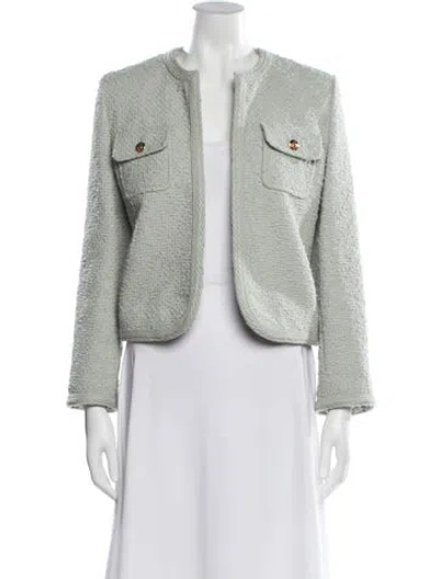 Pre-owned Celine Chelsea Wool Evening Jacket In Blue