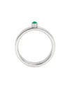 Celine Circle Ring In Metallic