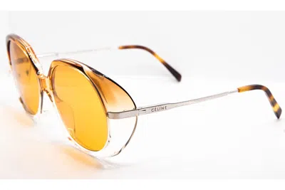 Pre-owned Celine Cl 40036u 50e Brown / Brown Gradient Sunglasses 40036u 50e 56mm