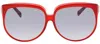 Celine Cl 40048 In 66p Geometric Sunglasses In Green
