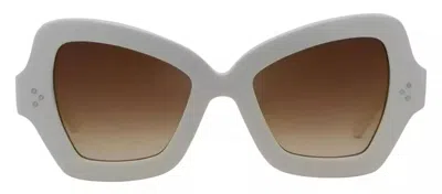Celine Cl 40067 In 25f Butterfly Sunglasses In Brown