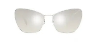 Celine Cl 40069 Un 25c Butterfly Sunglasses In Silver
