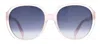 Celine Cl 40147 I 72w Oversized Square Sunglasses In Grey