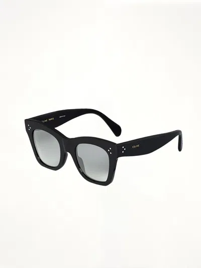 Celine Cl4004in 5001d Cat Eye Sunglasses With Smoke Polarised Lens In Black