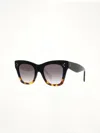 Celine Cl4004in 5005k Cat Eye Sunglasses With Gradien Roviex Lens In Black