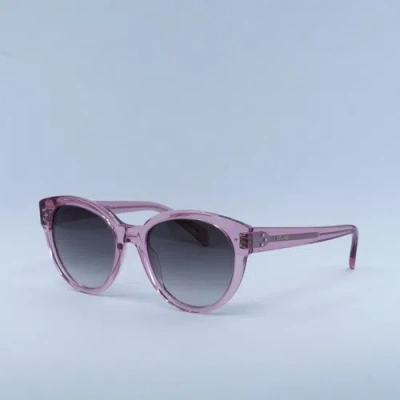 Pre-owned Celine Cl40169i 72f Shiny Pink Crystal / Smoke Gradient 54-20-145 Sunglasses ...