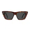 Celine Cat-eye Tortoiseshell Acetate Sunglasses In Marrone