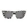 Celine Bold 3 Dots 51mm Cat Eye Sunglasses In Nero