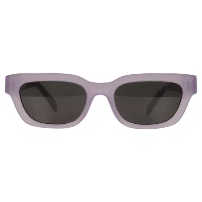 Pre-owned Celine Cl401921 Sunglasses Purple Translucent Acetate Square Round Shade