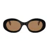 Celine Cl40194u Triomphe 01j Nero Sunglasses In Black