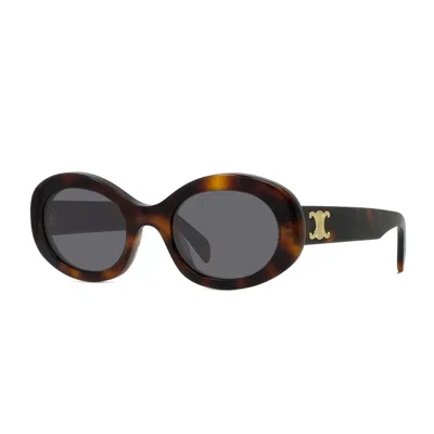 Celine Oval-frame Tortoiseshell Acetate Sunglasses