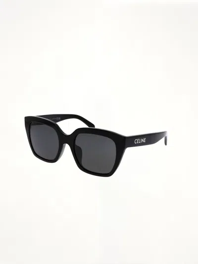 Celine Cl40198f 5601a Shiny Sunglasses In Black