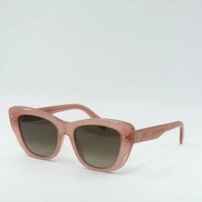 Pre-owned Celine Cl40199i 74k Pink / Gradient Roviex 54-18-140 Sunglasses